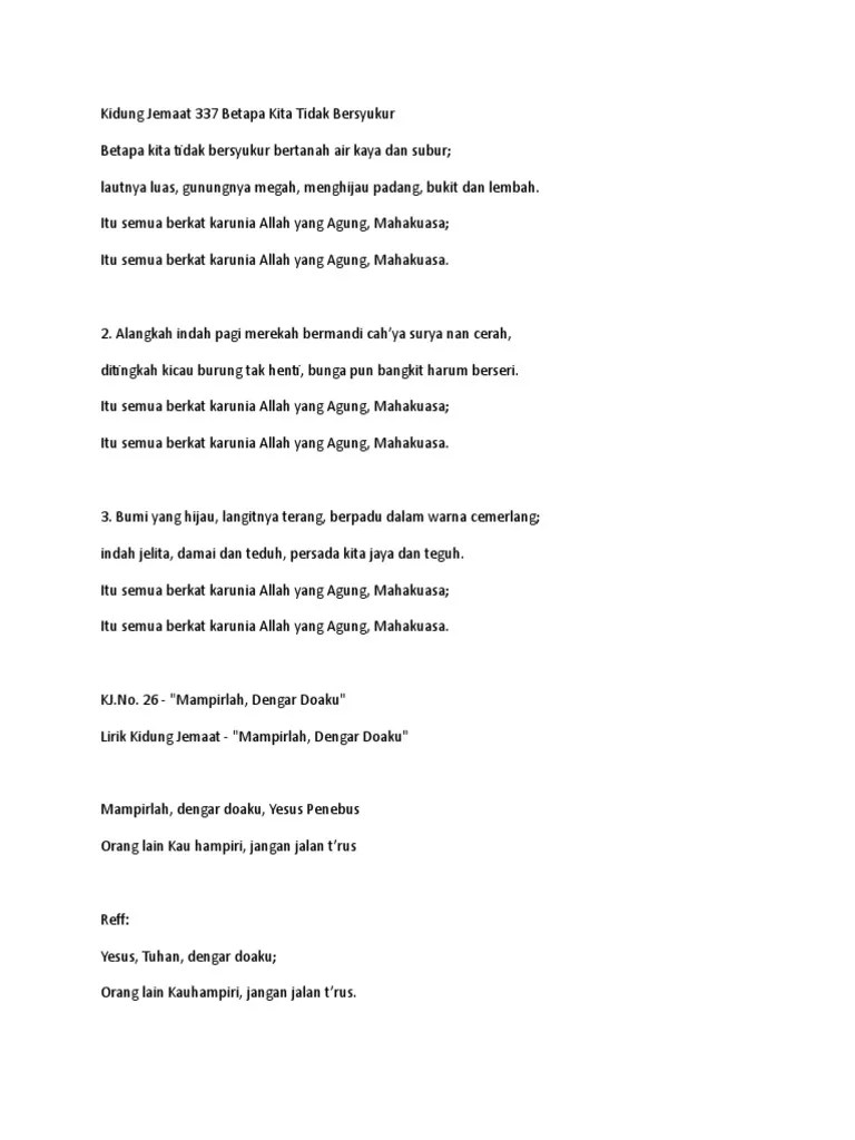 Kidung Jemaat 3 | PDF