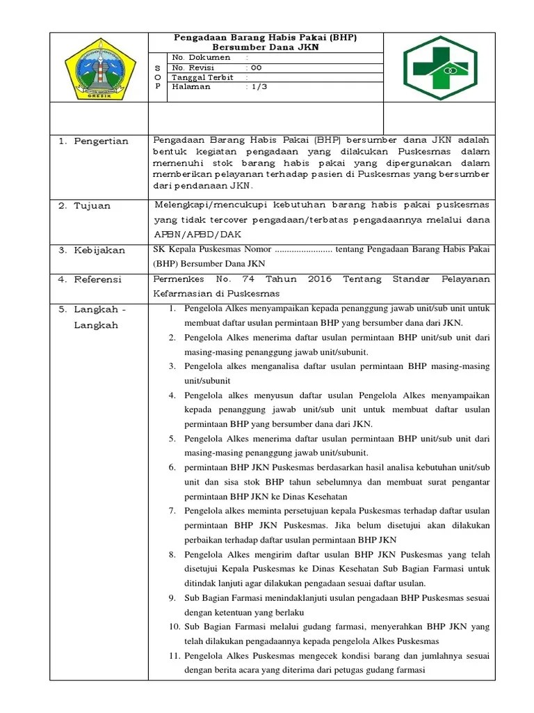 Pengadaan Barang Habis Pakai 1 | PDF