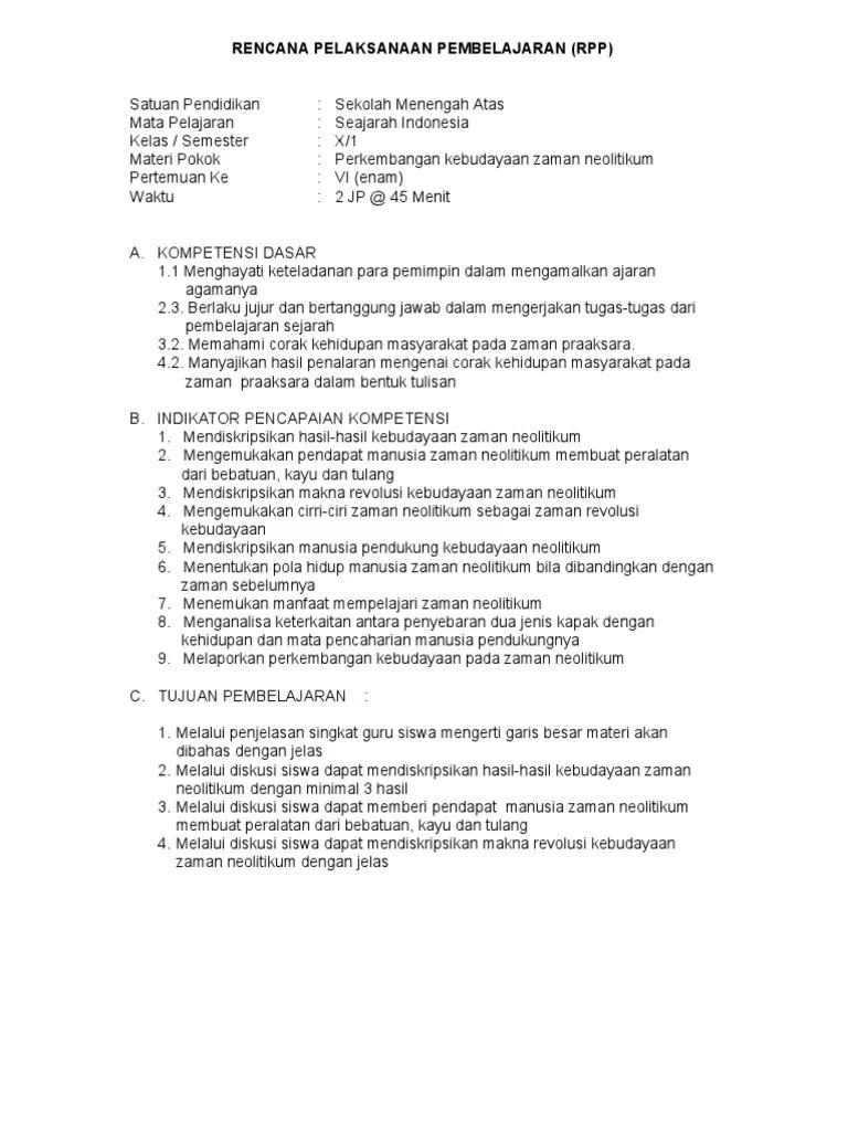 RPP Pertemuan Ke-6 | PDF