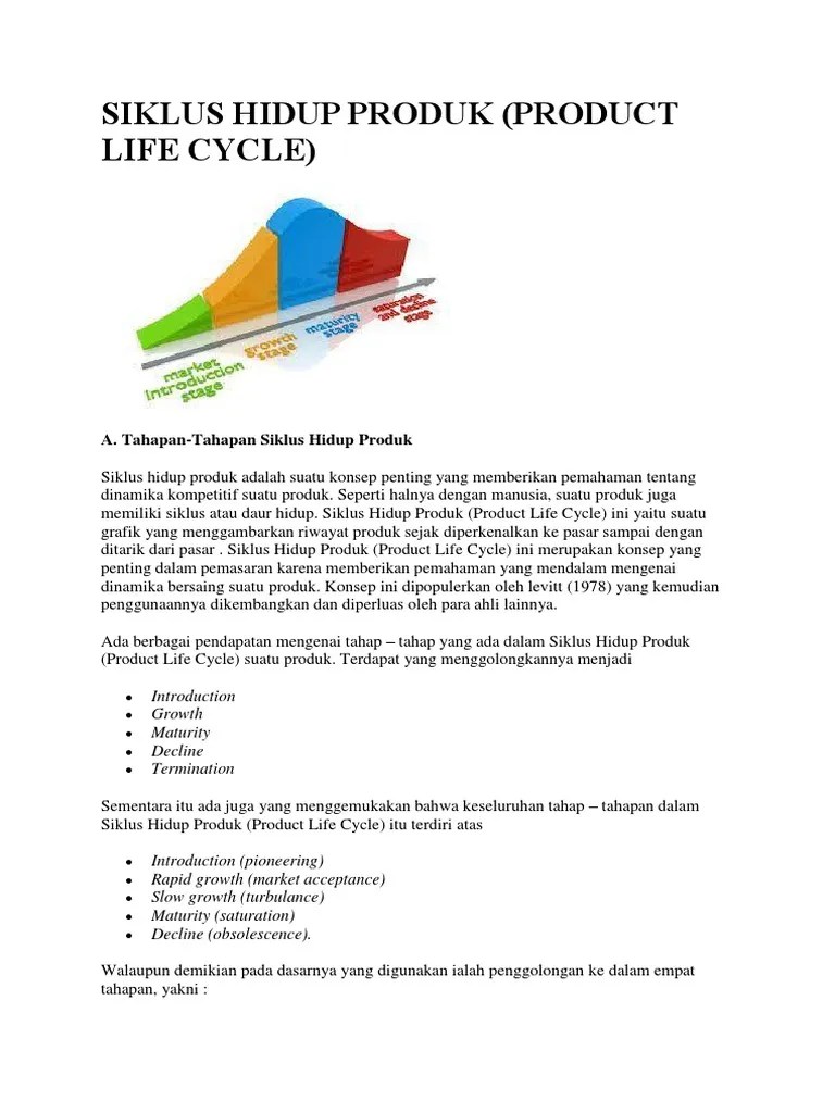 Siklus Hidup Produk | PDF