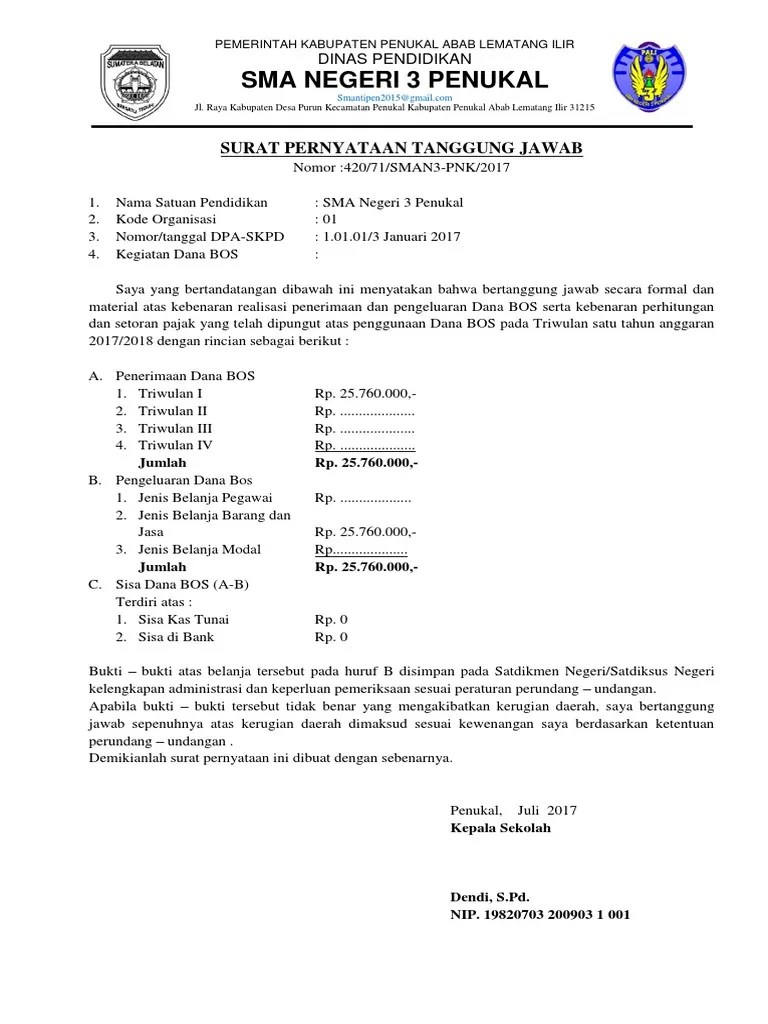 Contoh surat justifikasi tanggung kerja. Contoh Surat Pernyataan Tanggung Jawab Belanja - Kumpulan ...
