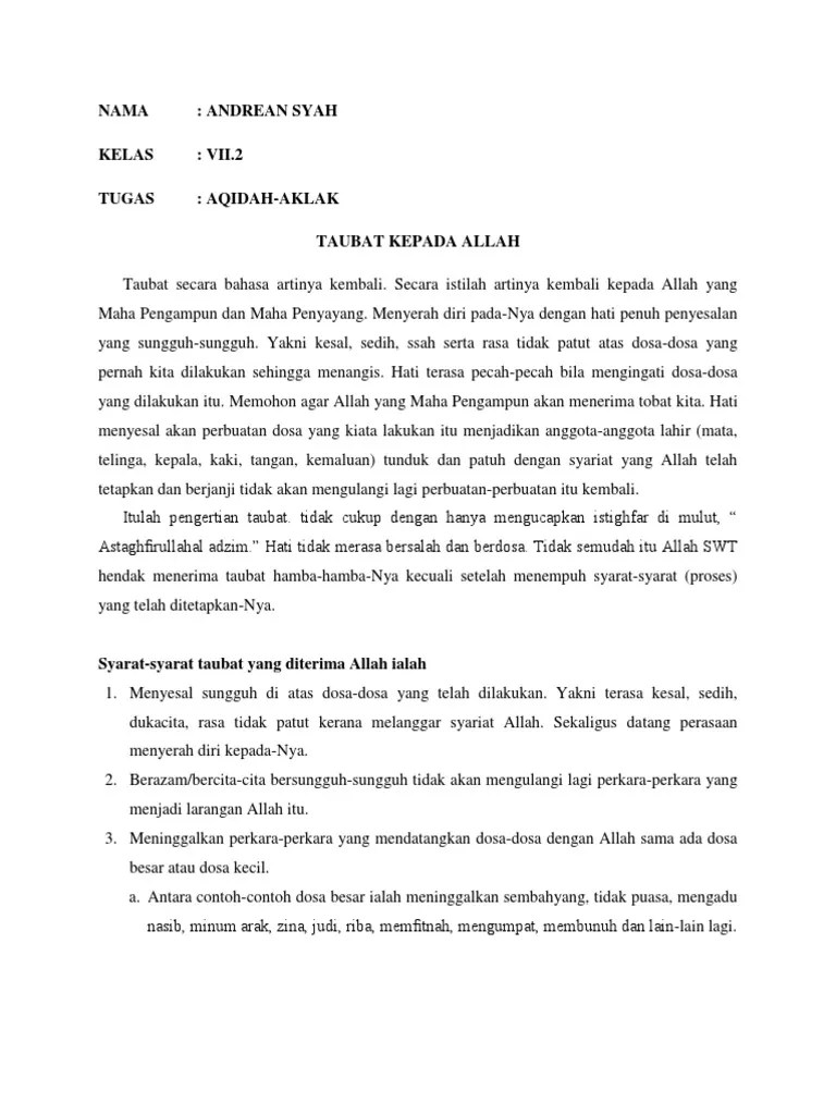 Tugas Andre Tobat | PDF