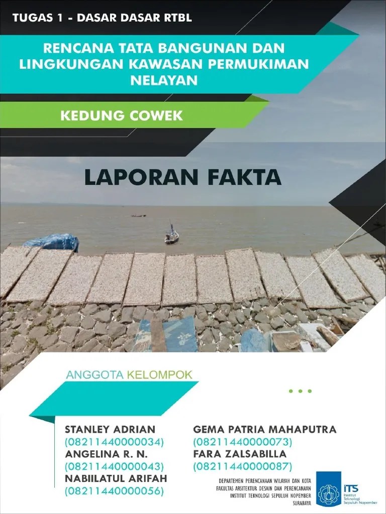 Tugas 1 - RTBL Kawasan Permukiman Nelayan Kedung Cowek | PDF