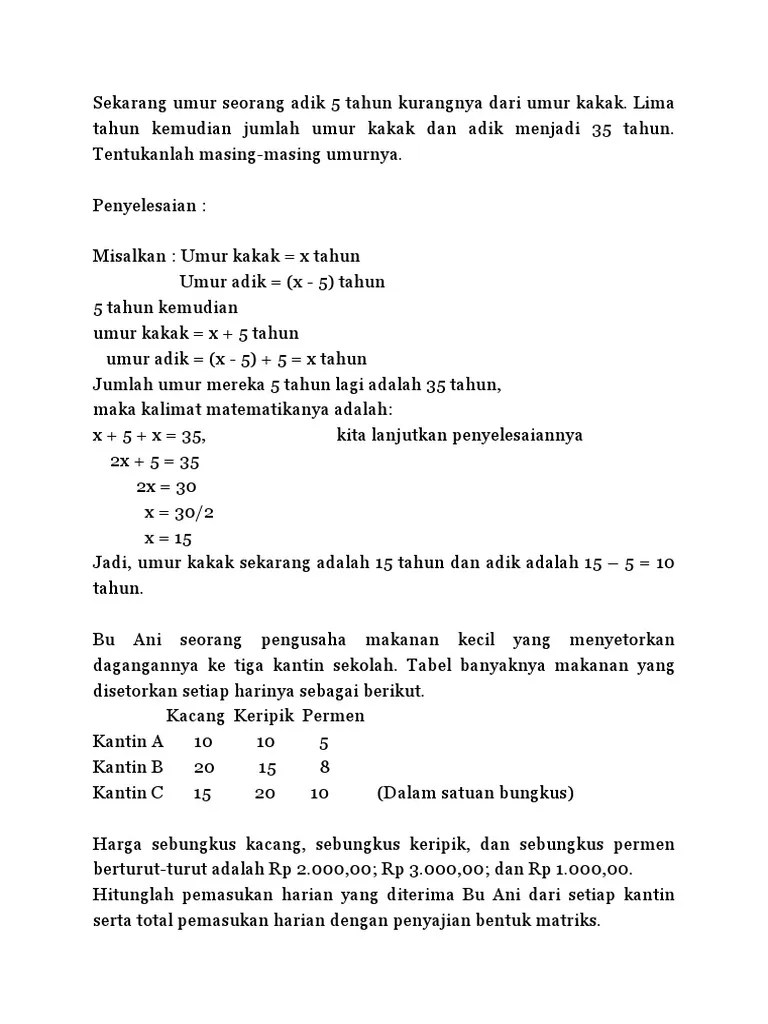 Contoh Soal | PDF