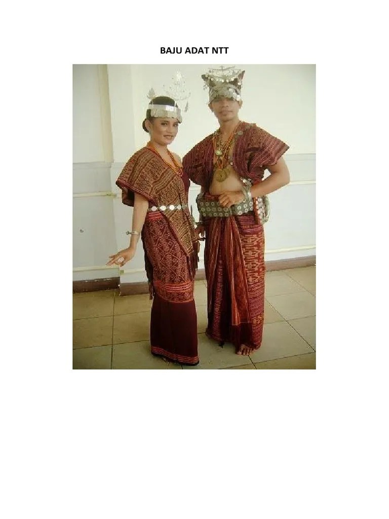 Busana modern tarian papua cinta budaya sendiri aku papua. Baju Adat Ntt