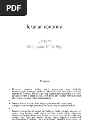 Tekanan Abnormal (Compatibility Mode) | PDF