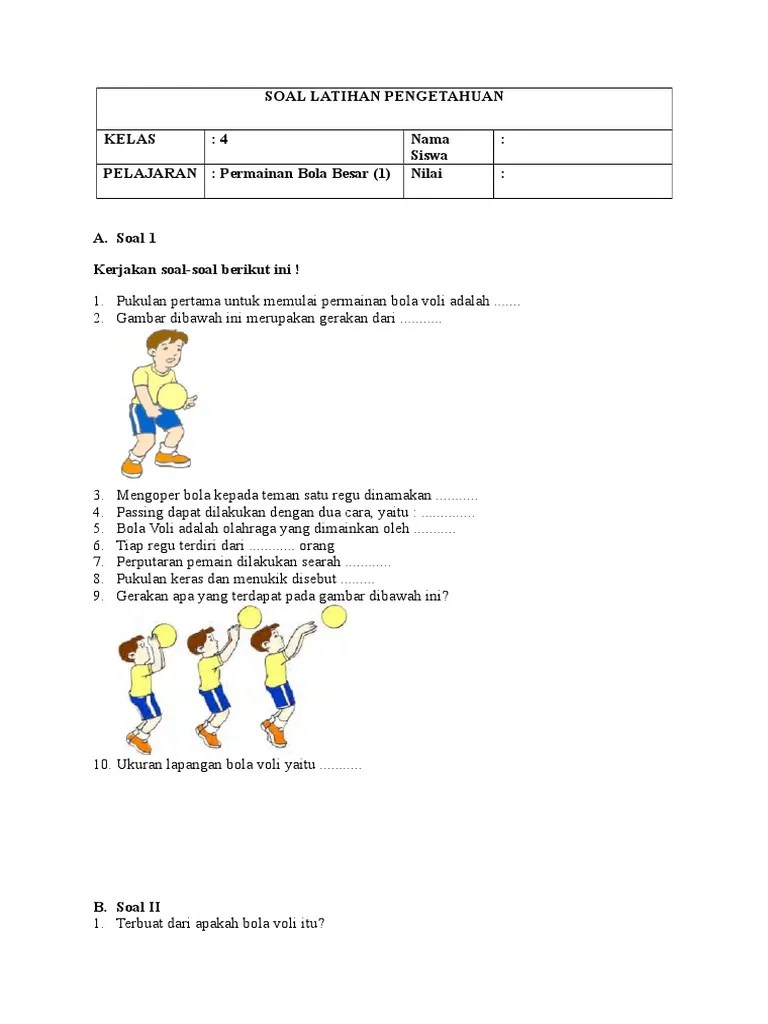 Pukulan Pertama Voli - Data Dikdasmen