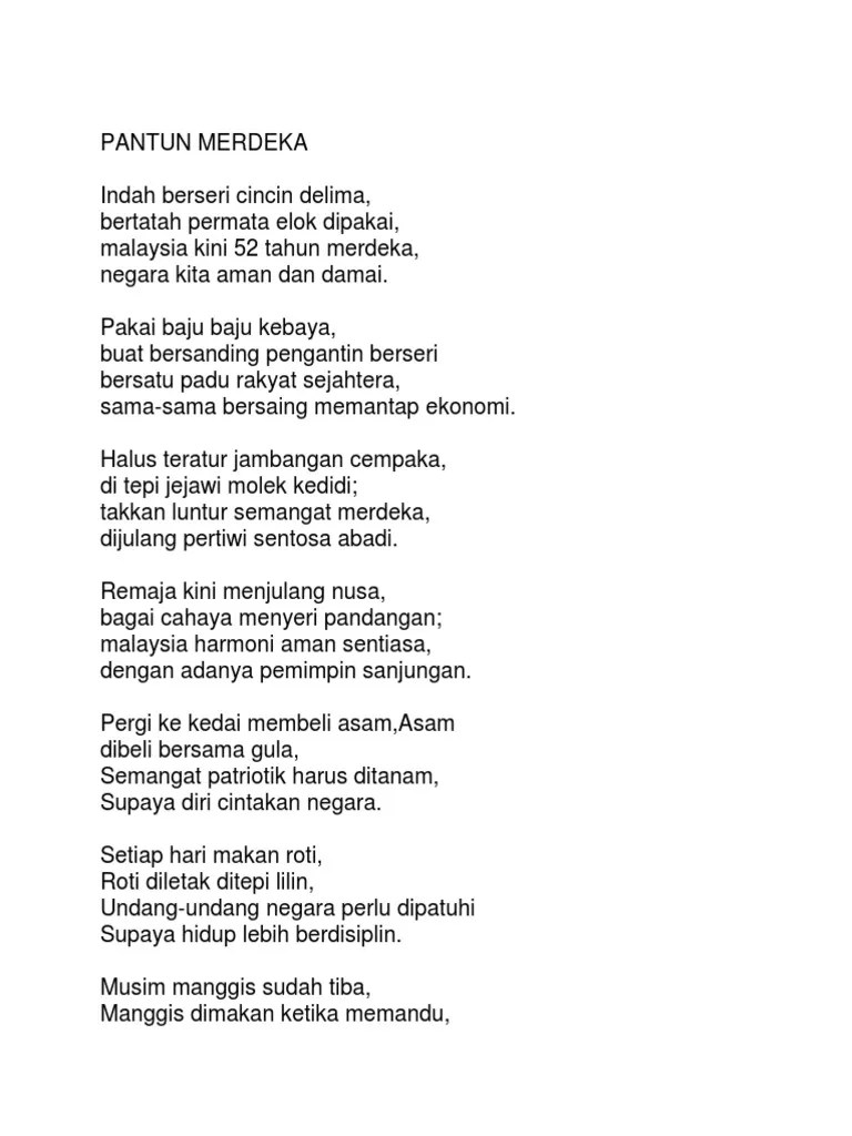 Koleksi Pantun Patriotik | PDF