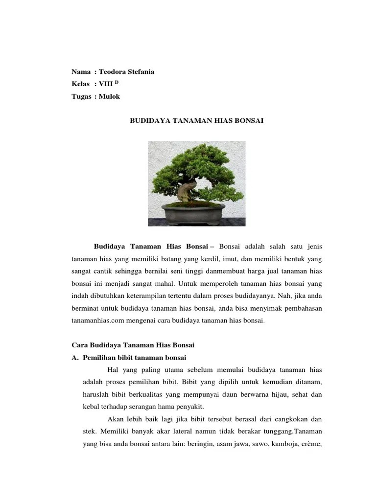 Teks Prosedur Kompleks Cara Menanam Pohon - Berbagai Teks Penting