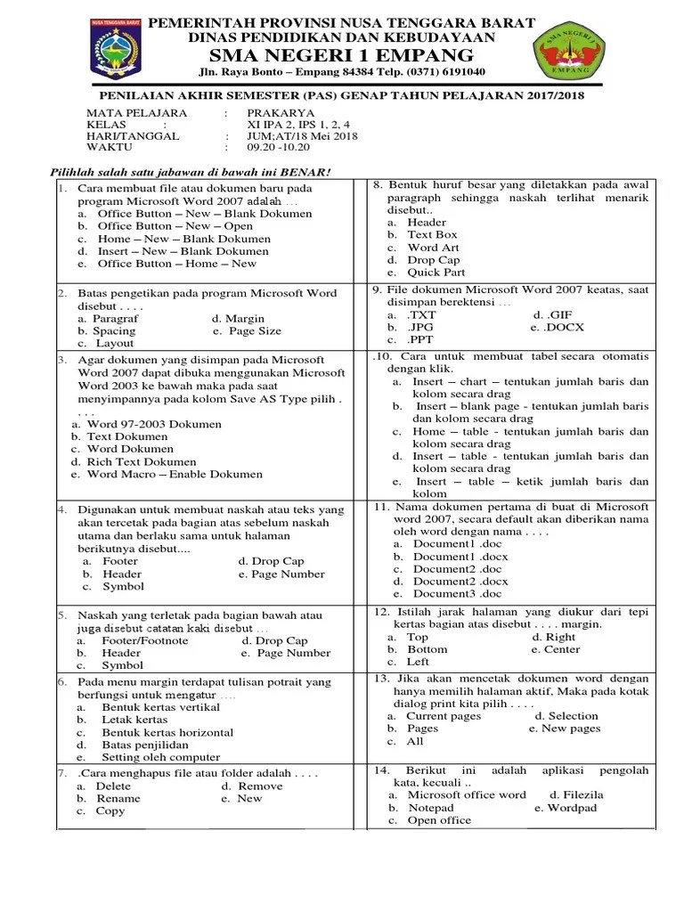 Pada Menu Margin Terdapat Tulisan Potrait Yang Berfungsi Untuk Mengatur -  Ini Aturannya