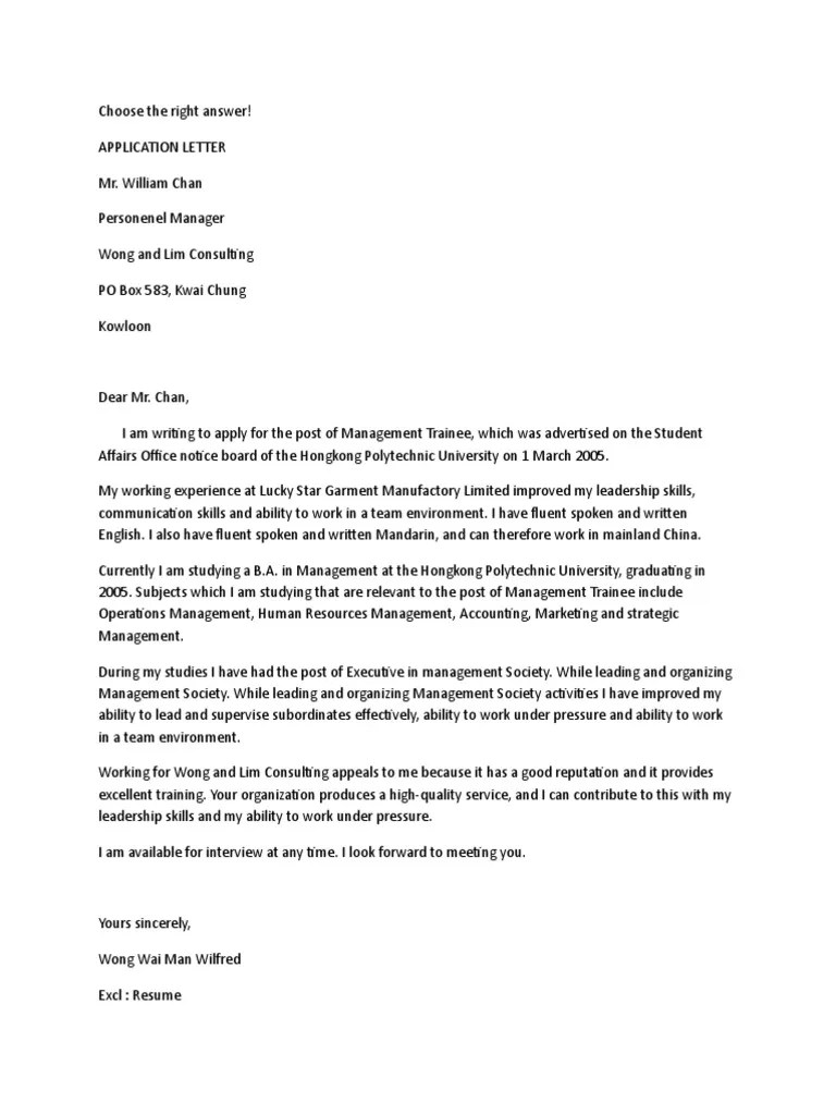 Selain itu, postingan soal essay tentang news item dan constuct news item (bab 5) merupakan lanjutan soal essay tentang application letter . Application Letter Latihan Soal Pdf Business
