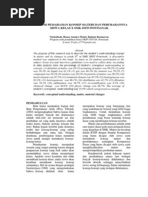 Jurnal lnovasiterbit tiga bulan sekali, redaksi menerima tulisan dalam bidang . Jurnal Materi 1 Pdf