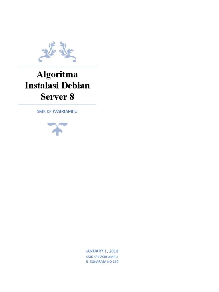 Algoritma Install Debian Server 8 Jessie | PDF