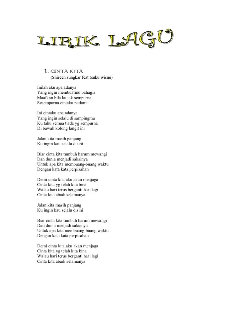Lirik Lagu | PDF