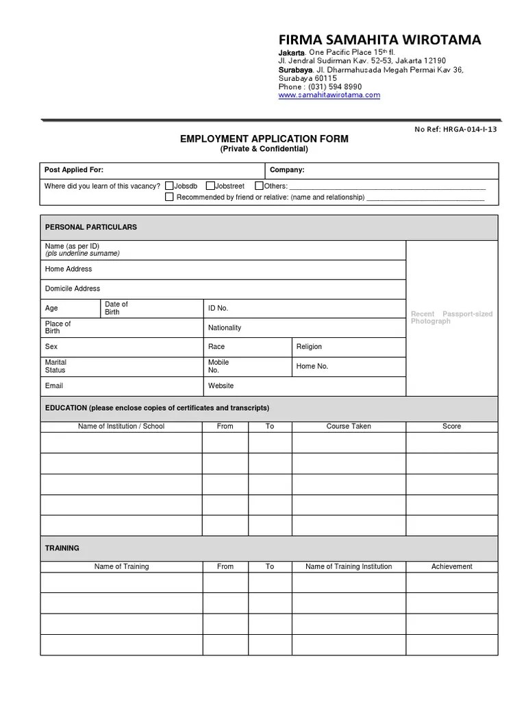 Please accept this letter as notice of my resignation from my position as position name for organisation name. Employment Application Form Government Justice