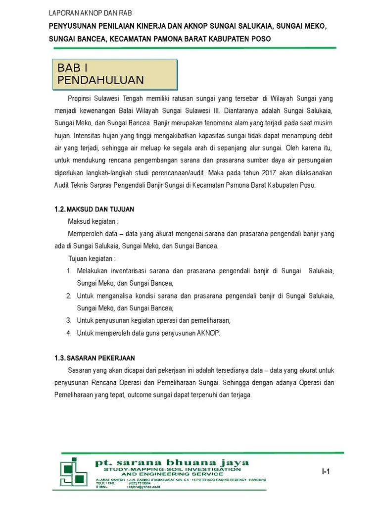 Instansi pemerintah pusat dan daerah wajib membuat laporan. 01 Bab I Pendahuluan Pdf