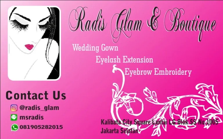 Banner / spanduk eyelash behel fashion terbaru / fress desain penarik pembeli. Spanduk Radis Glam Pdf