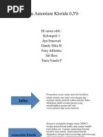 Infus Amonium Klorida 5% | PDF