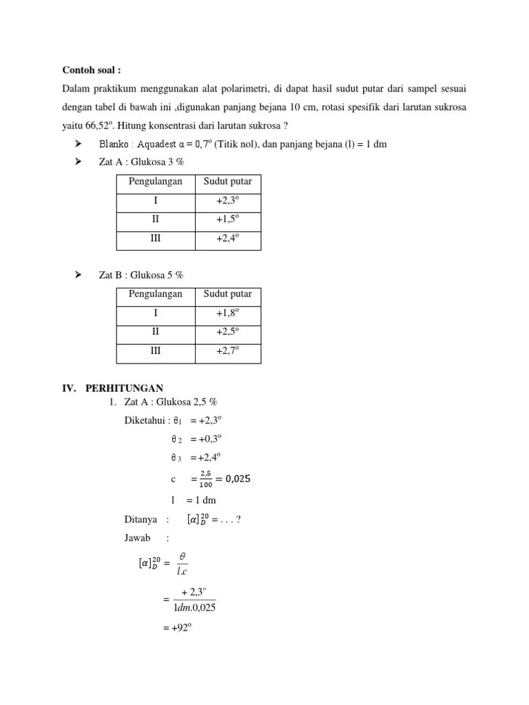 Contoh Soal Perhitungan Spektrofotometri Uv Vis - Contoh Soal Terbaru