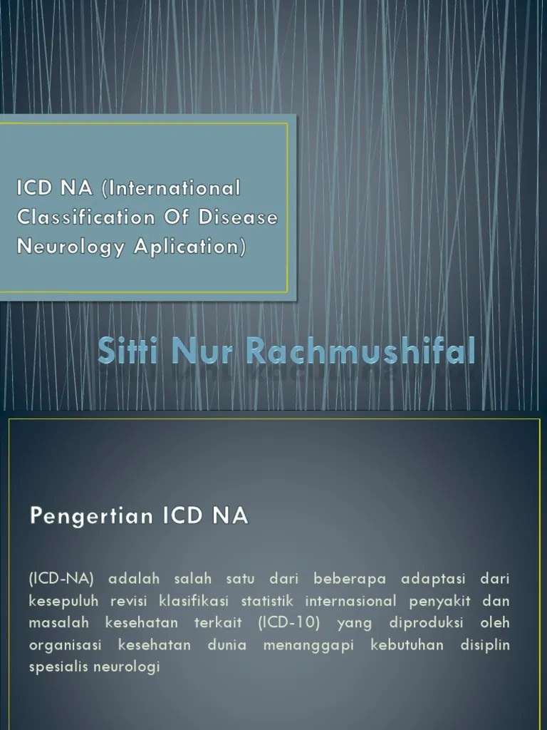 ICD NA (International Classification of Disease Neurology | PDF