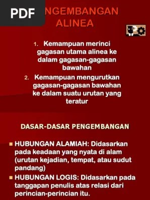 Tersebut, ada yang disebut secara eksplisit namanya di dalam uud 1945, dan ada. Perkembangan Alinea Pdf