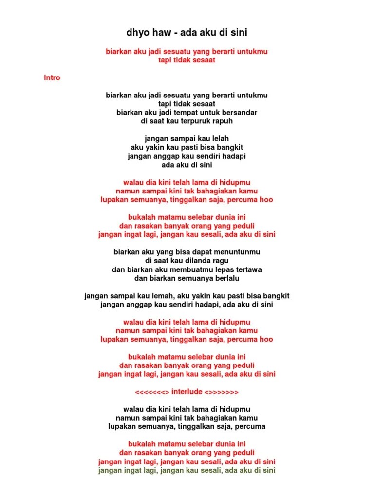 Biarkan aku jadi sesuatu yang berarti untukmu; Biarkan Aku Jadi Sesuatu Yang Berarti Untukmu Tapi Tidak Sesaat Chord Berbagai Peruntukan