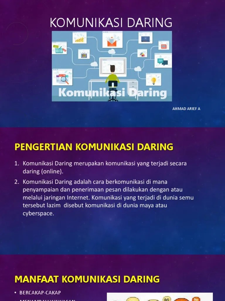Jika dilanggar, selain melanggar uu juga . Komunikasi Daring Pdf