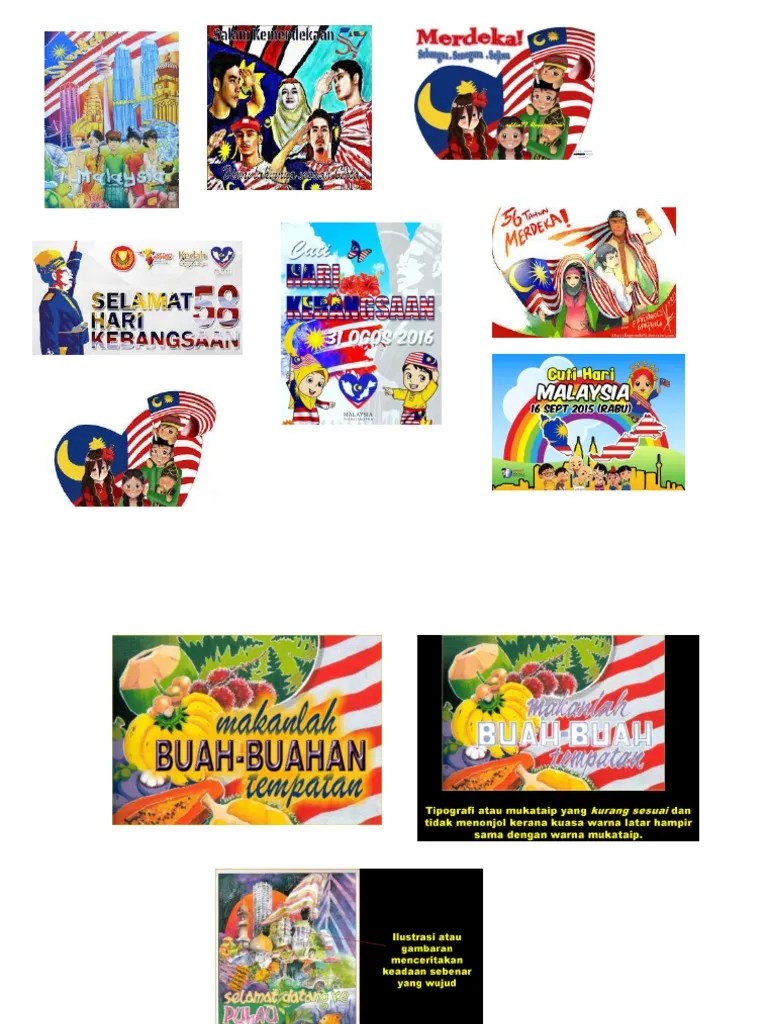 Himpunan poster hari kemerdekaan dan mini flag merdeka coloring sheets for kids . Contoh Poster Hari Kemerdekaan Pdf