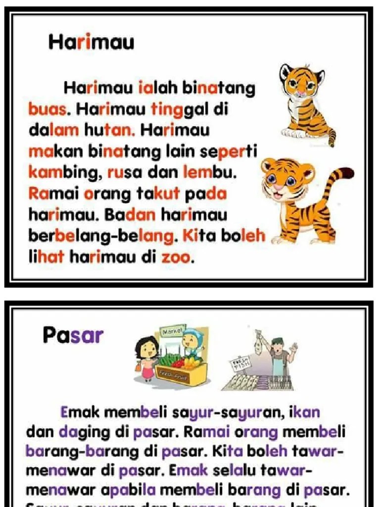 Semoga online sejak 1 januari 2009 semua bahan bacaan koleksi pg78 ini bermanfaat. Kad Bacaan Tahun 1