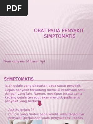 Obat Penyakit-Simptomatis | PDF