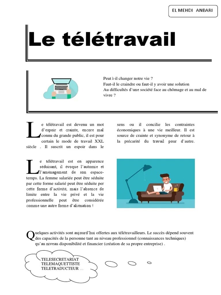 Le Télétravail | PDF