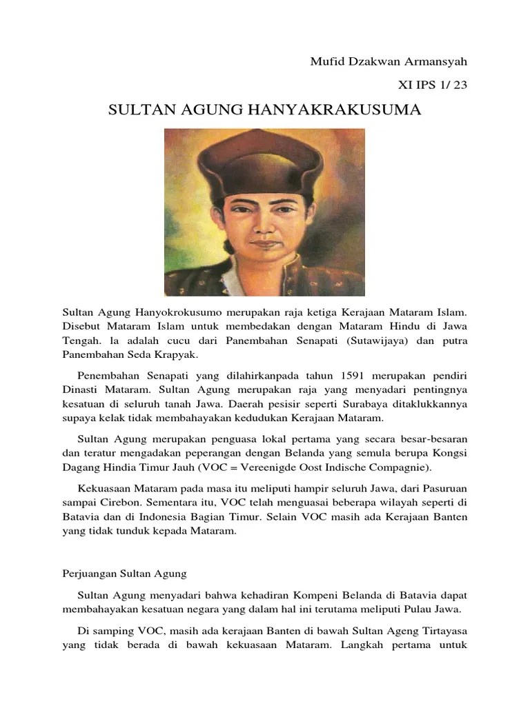 Sultan Agung | PDF