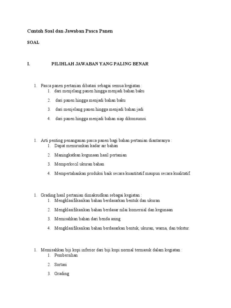 Pastikan kamu bawa lengkap semuanya ya. Kumpulan Soal Soal Peternakan Dan Jawabannya Masnurul