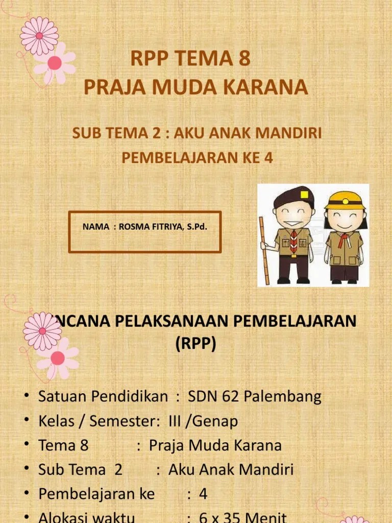 Pada website ini kami mempersembahkan buku guru kelas 3 sd/mi tema 8: Rpp Tema 8 Kelas Iii Pdf