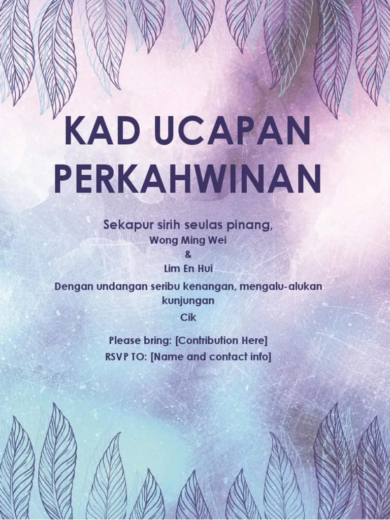 Apa saja yang termasuk tahap finishing dalam membuat kerajinan dengan inspirasi objek budaya tampines Kad Ucapan Perkahwinan Pdf