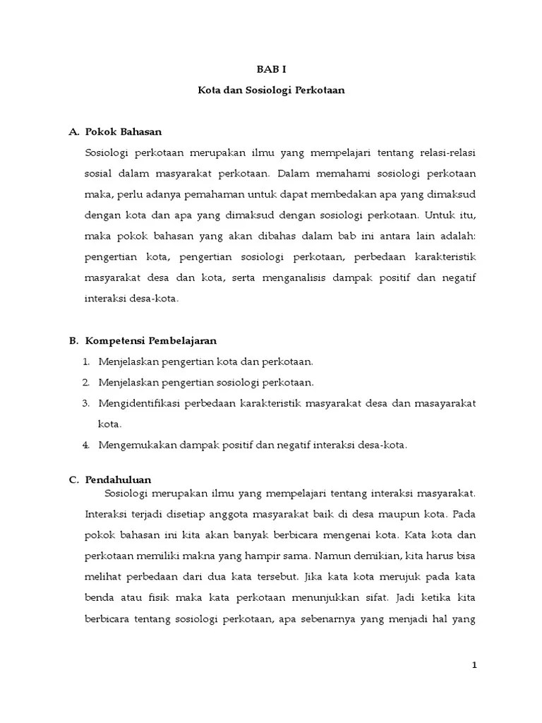 Buku Ajar Soskot | PDF