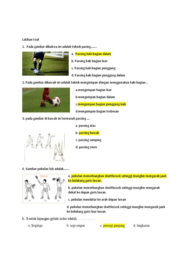Pukulan lob pukulan lob adalah pukulan dalam permainan bulutangkis yang mempunyai tujuan untuk menerbangkan shuttlecock setinggi mungkin mengarah jauh ke . Latihan Soal Penjas 2019
