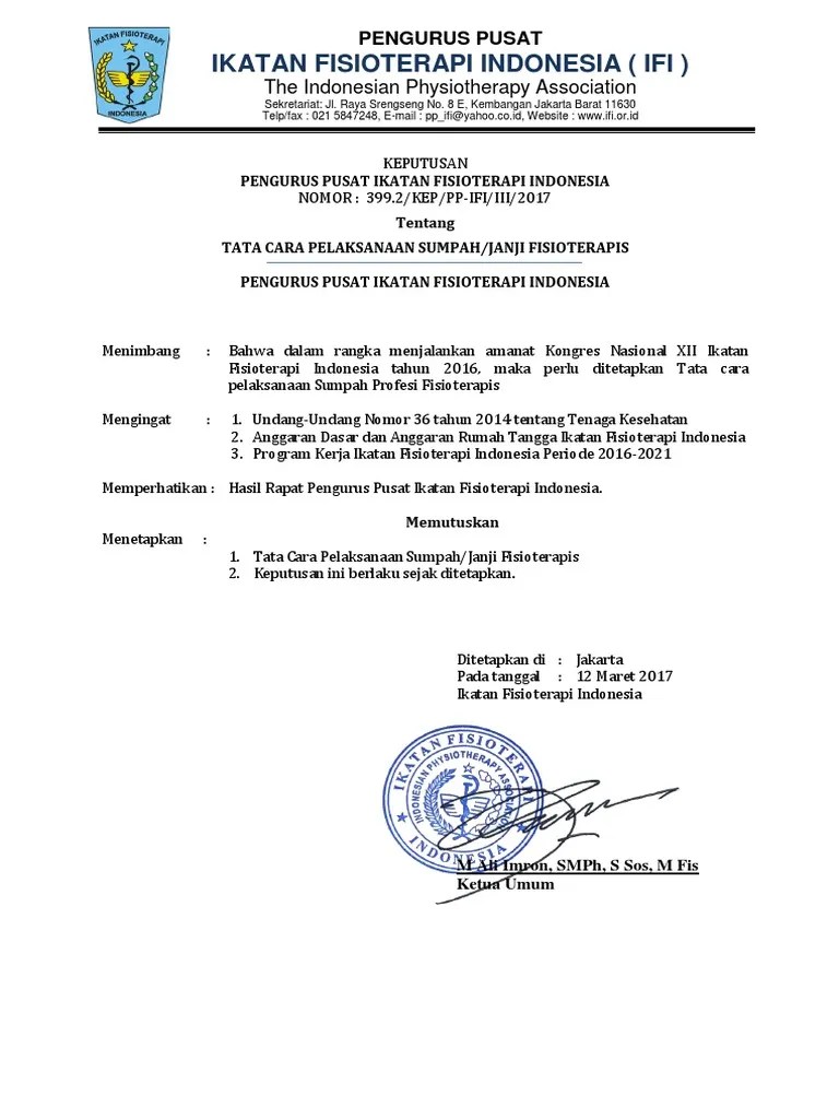 Sumpah Profesi | PDF