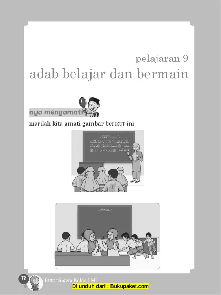 Contoh Buku Laporan Adab Belajar
