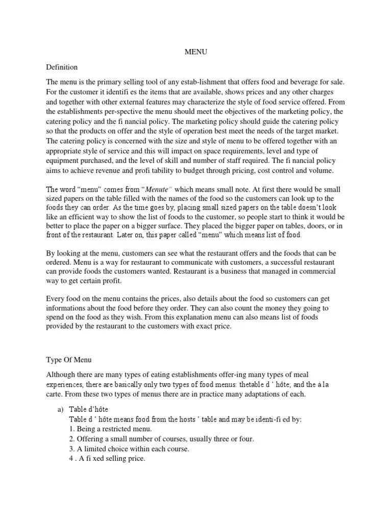 This is truly a stunning meal in many ways. Menu Pdf Menu Restaurants