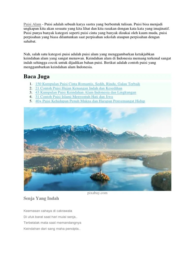 Puisi Alam | PDF