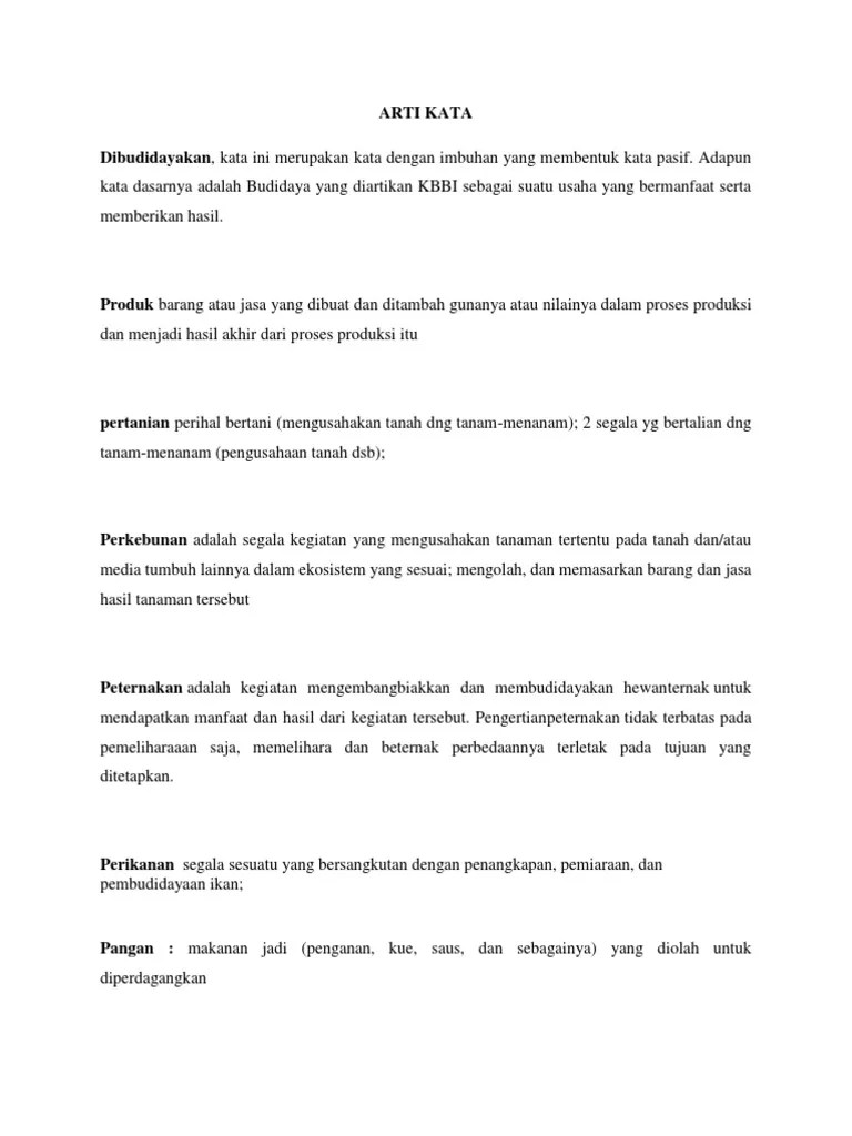 Kata Diversifikasi Dalam Kbbi