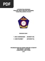 Contoh, silakan disesuaikan sesuai dengan jurusan . Contoh Laporan Prakerin Psg Smk Tkj Pdf