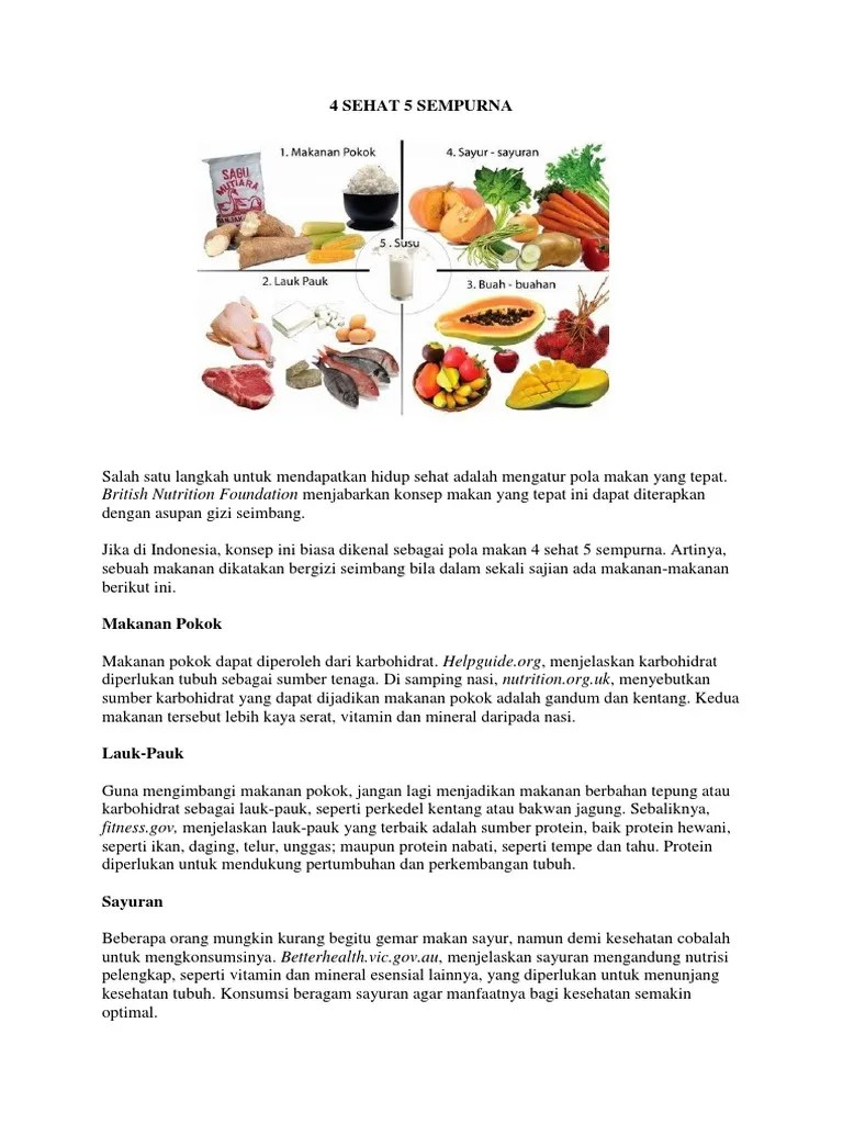 4 Sehat 5 Sempurna | PDF