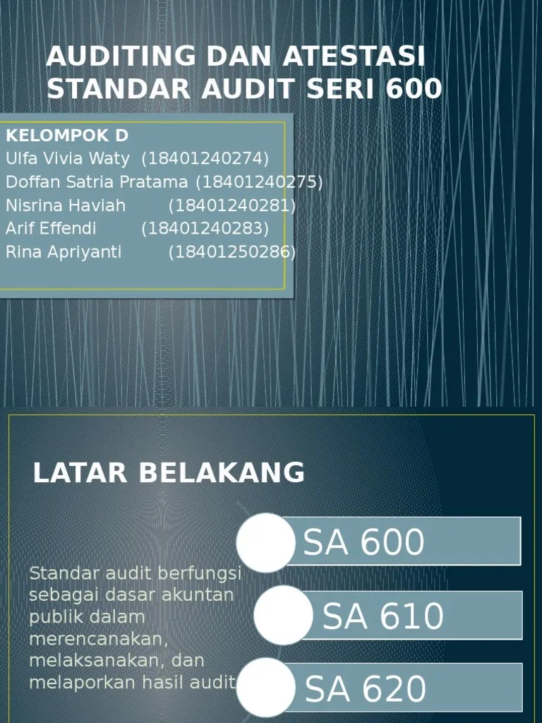 Auditing Dan Atestasi | PDF