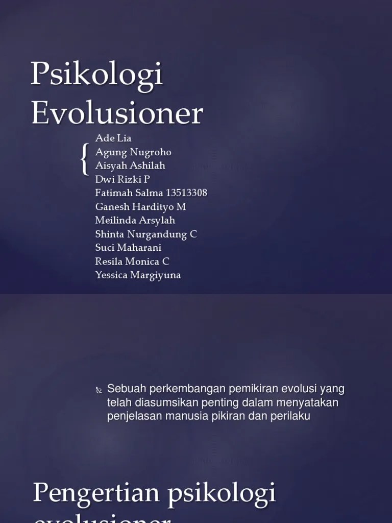 Psikologi Evolusioner | PDF