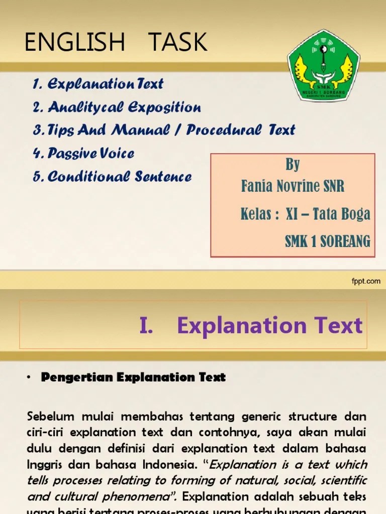 Fania Tugas English | PDF