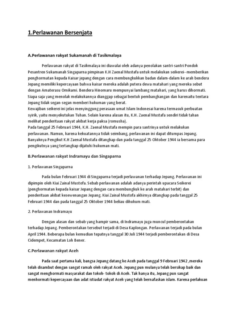 rakyat lohhener dan sindang kemudian memberontak terhadap jepang dipimpin oleh h. Ya