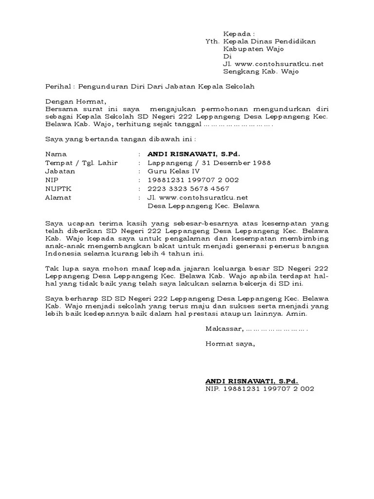 Berikut adalah contoh surat pengunduran diri (resign) yang baik dan benar dilengkapi dengan format susunan serta file doc yang bisa diedit. 12 Contoh Surat Resign Word Kumpulan Letter