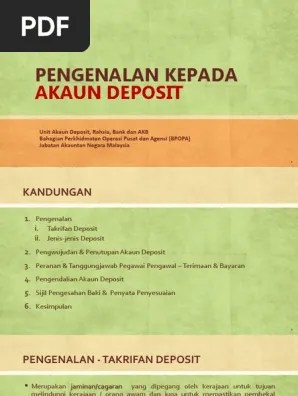10 cara selingkuh yang aman 1. Deposit